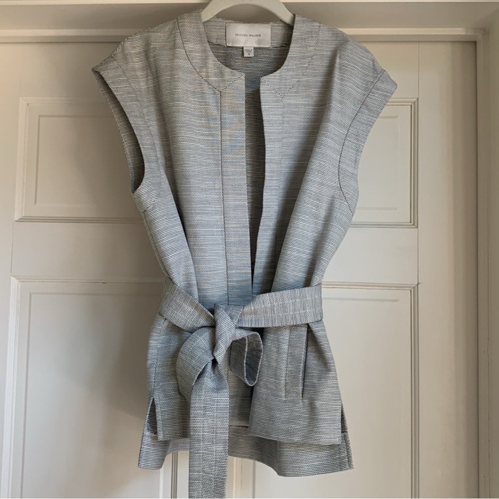 Brochu Walker Textured Suri Open Vest